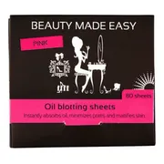 Beauty Made Easy Oil Blotting Sheets Pink 80ST