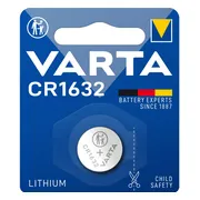 2x Varta LITHIUM Coin Batterijen CR1632 Blister