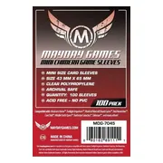 Mini Chimera Game Sleeves 43x65 mm (100 Pack) (Red)