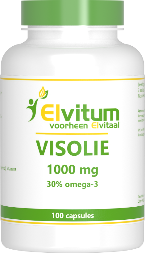 Elvitum Visolie 1000mg Capsules 100CP