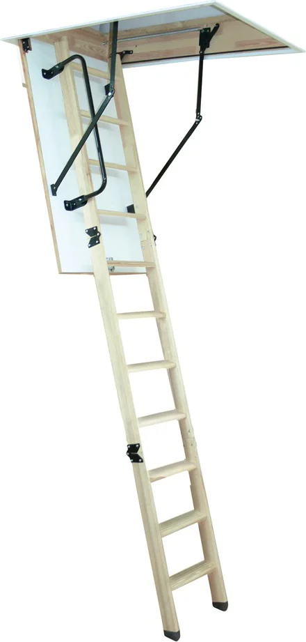 Altrex Woodytrex-Superieur 3-delige zoldertrap (inklap) 140 x 70 - 505029