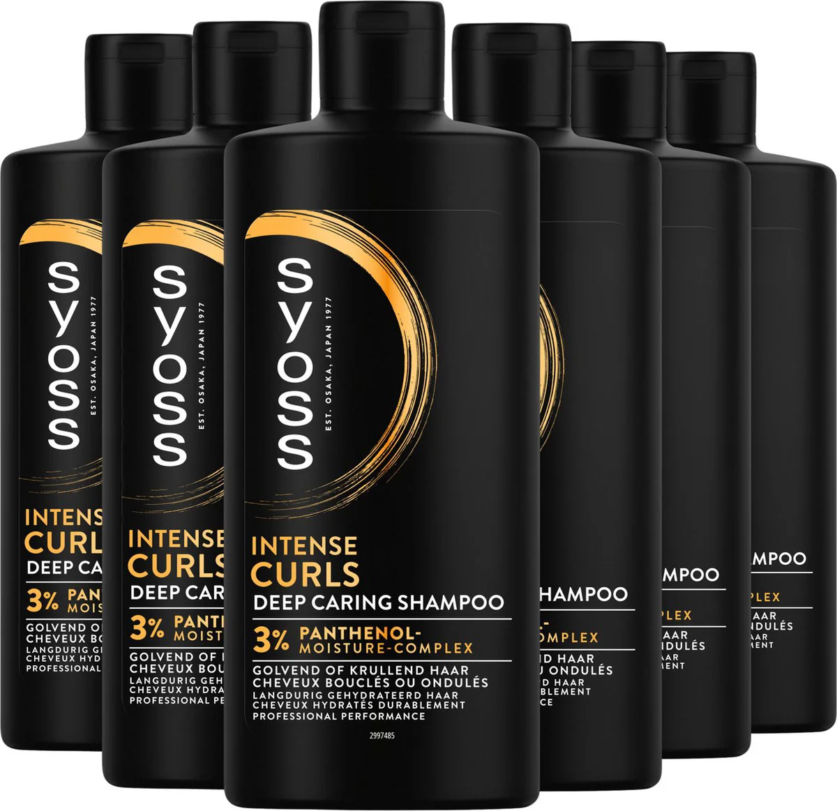 6x Syoss Intense Shampoo Curls Deep Caring 440 ml