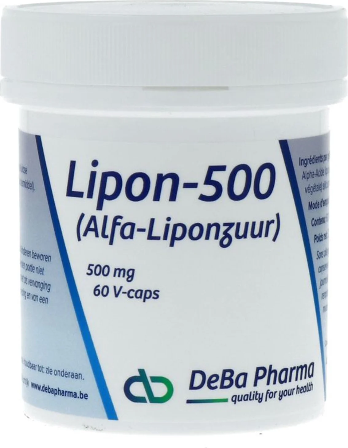 DeBa Pharma Lipon-500mg Capsules 60VCP