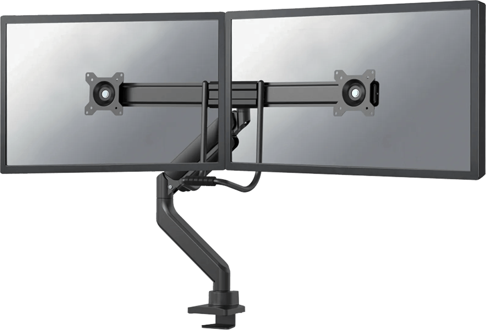 Neomounts NEXT Core DS75-450BL2 Crossbar Monitorarm Gasgeveerd - Zwart