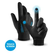 FlinQ Waterdichte Handschoenen Premium - Winddichte Fietshandschoenen voor in de Winter - Warme Handschoenen met Touchscreen Vingertoppen - Voor Dames en Heren - L
