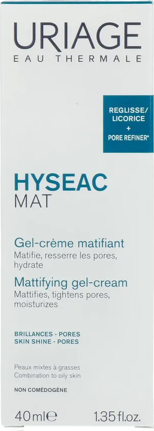 Uriage Hyseac Mattfying Gel-Cream 40ML