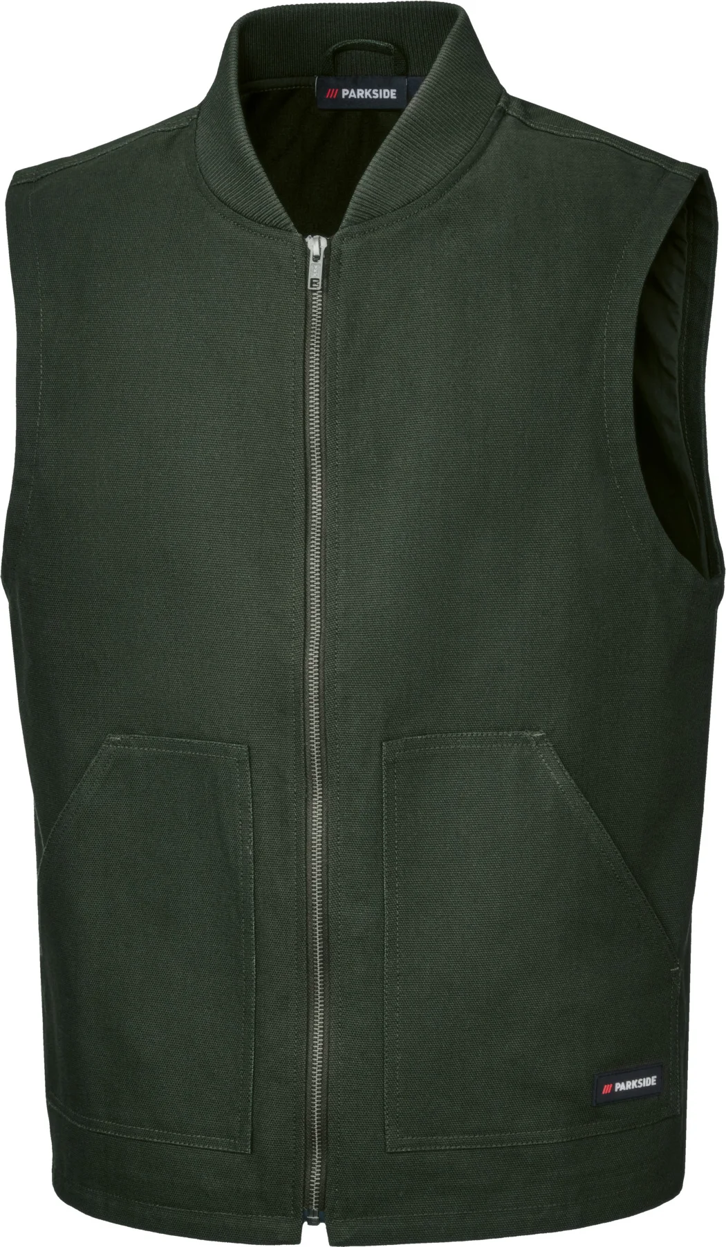 PARKSIDE Canvas heren bodywarmer (Groen, S)