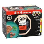 Sheba Kattenvoer Nat Classic Traiteur Paté Selectie Multipack 12x85 gr
