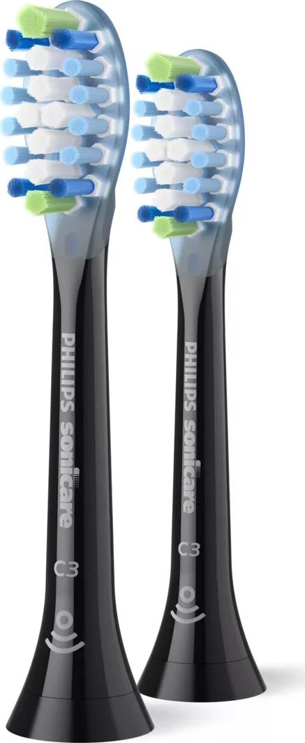 Philips Sonicare Opzetborstels Premium Plaque Defence C3 Zwart 2 stuks