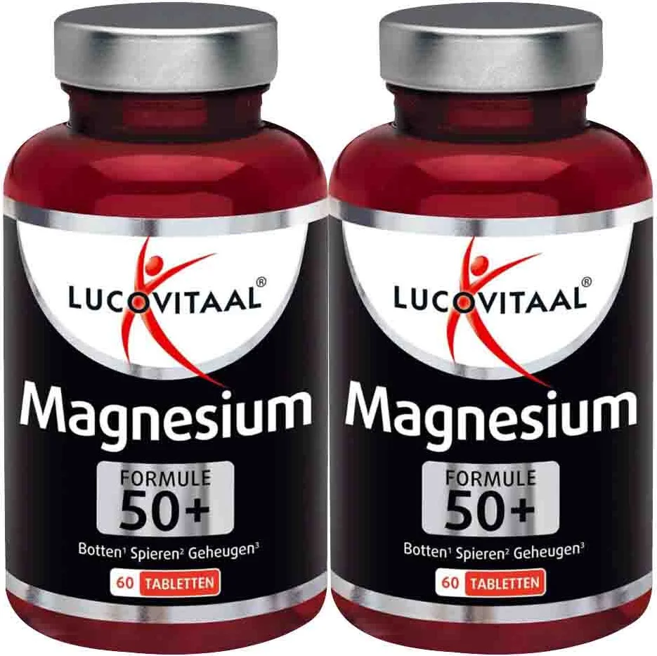 2x Lucovitaal Magnesium Formule 50+ 60 tabletten