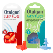 Otalgan Party Plugs Oordoppen Set - Sleep Plugs Oordopjes Voordeelpak en Party Plugs Oordopjes - 2 Stuks