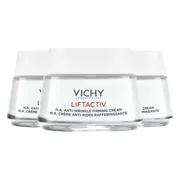 3x Vichy Liftactiv H.A. Verstevigende Crème Droge Huid 50 ml