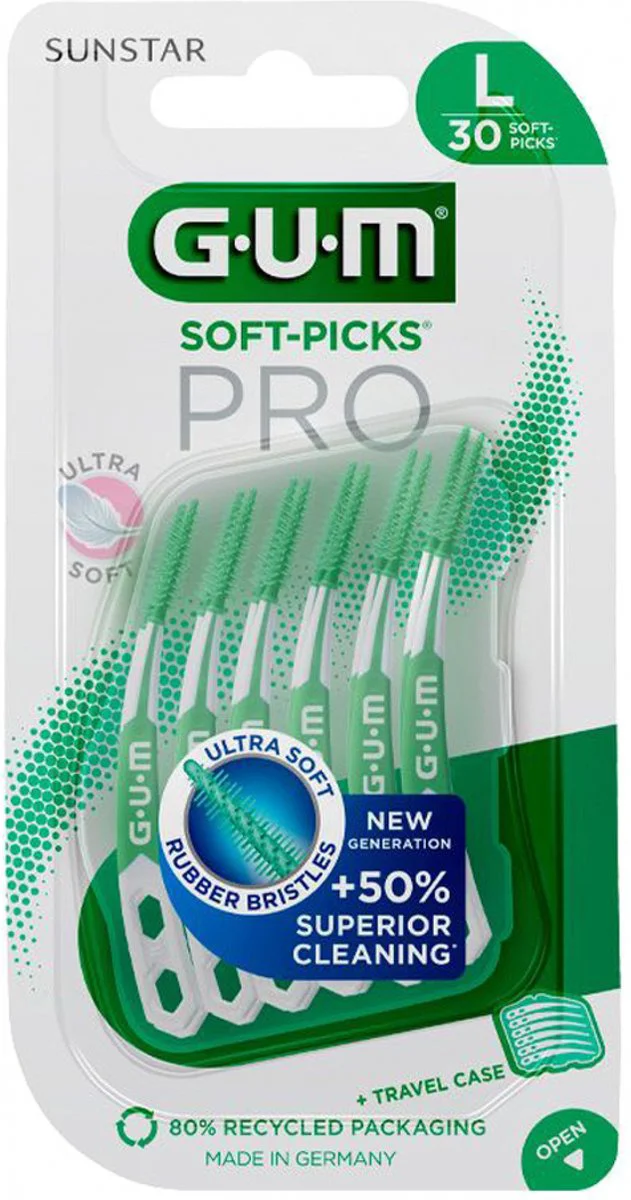 GUM Soft Picks Pro Large Ragers 30ST