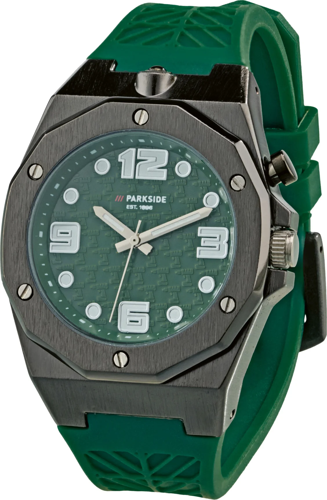 PARKSIDE Horloge met licht, Fan Edition, 40 mm (Groen)