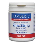Lamberts Zink Citraat 25 mg Tabletten 120TB