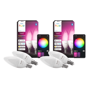 Philips Hue Kaarslamp White and Color E14 4-Pack