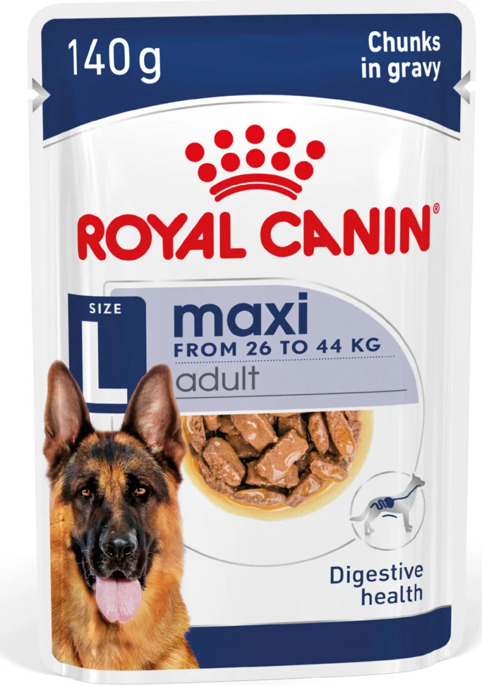 10x Royal Canin Maxi Adult Hondenvoer Nat 140 gr