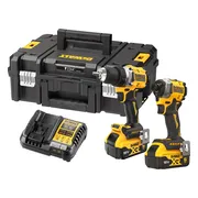 DeWALT DCK2051P2T Accu combiset 2-delig (DCD800 + DCF850) 18V XR 5.0Ah in TSTAK