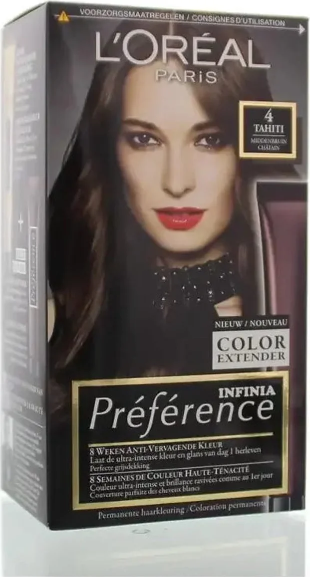 L'Oréal Préférence Permanente Haarkleuring 4.0 Middenbruin