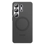 Samsung Galaxy S26 Ultra Siliconen Back Cover met Magneet Zwart