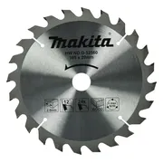 Makita Cirkelzaagblad voor Hout | Standaard | Ø 165mm Asgat 20mm 24T - D-52560