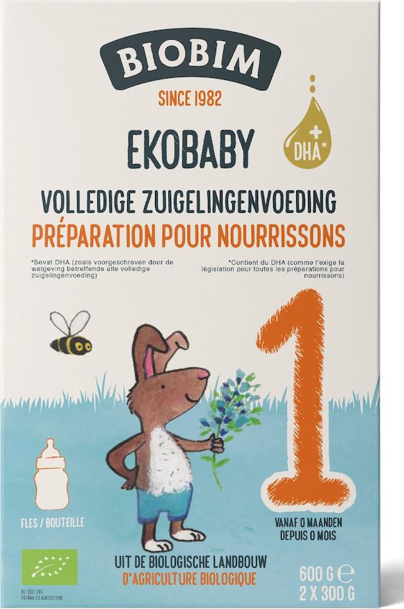 Biobim Ekobaby 1 0mnd+ 600GR