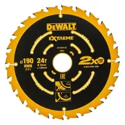 DeWALT Cirkelzaagblad voor Multimaterial | Extreme | Ø 190mm Asgat 30mm 24T - DT10304-QZ