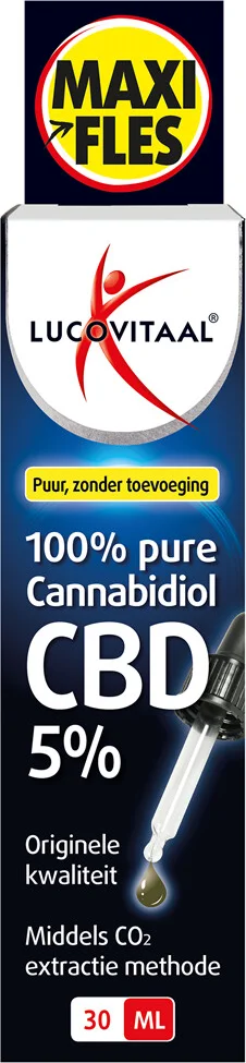 3x Lucovitaal CBD Cannabidiol Olie 5% 30 ml