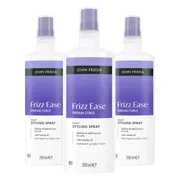 3x John Frieda Frizz Ease Dream Curls Styling Spray 200 ml
