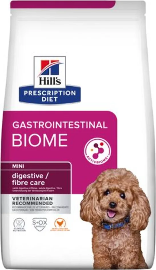 Hill's Prescription Diet Gastrointestinal Biome Mini Hondenvoer Droog Kip 6 kg