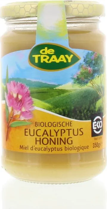 De Traay Eucalyptushoning Biologisch 350GR