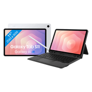 Samsung Galaxy Tab S11 11 inch 256GB Wifi Zilver + BlueBuilt Toetsenbord Hoes QWERTY