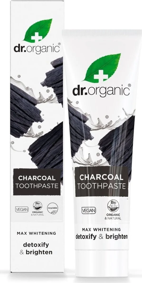 Dr Organic Activated Charcoal Extra Whitening Toothpaste 100ML