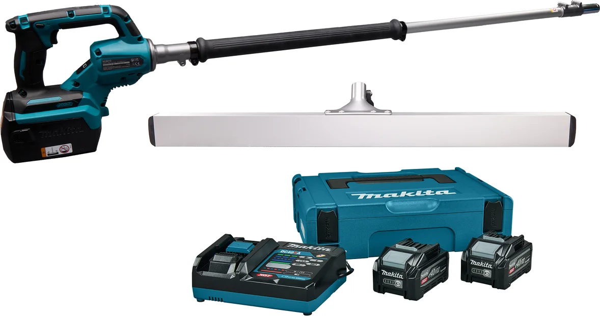 Makita VL001GU201 Accu trilspaan + 900 mm afwerkspaan XGT 40V Max 4.0Ah