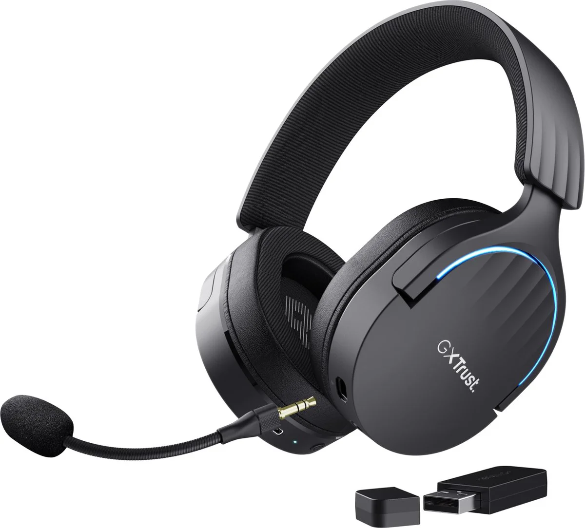 Trust Fayzo GXT491 Draadloze PC/PlayStation headset Zwart