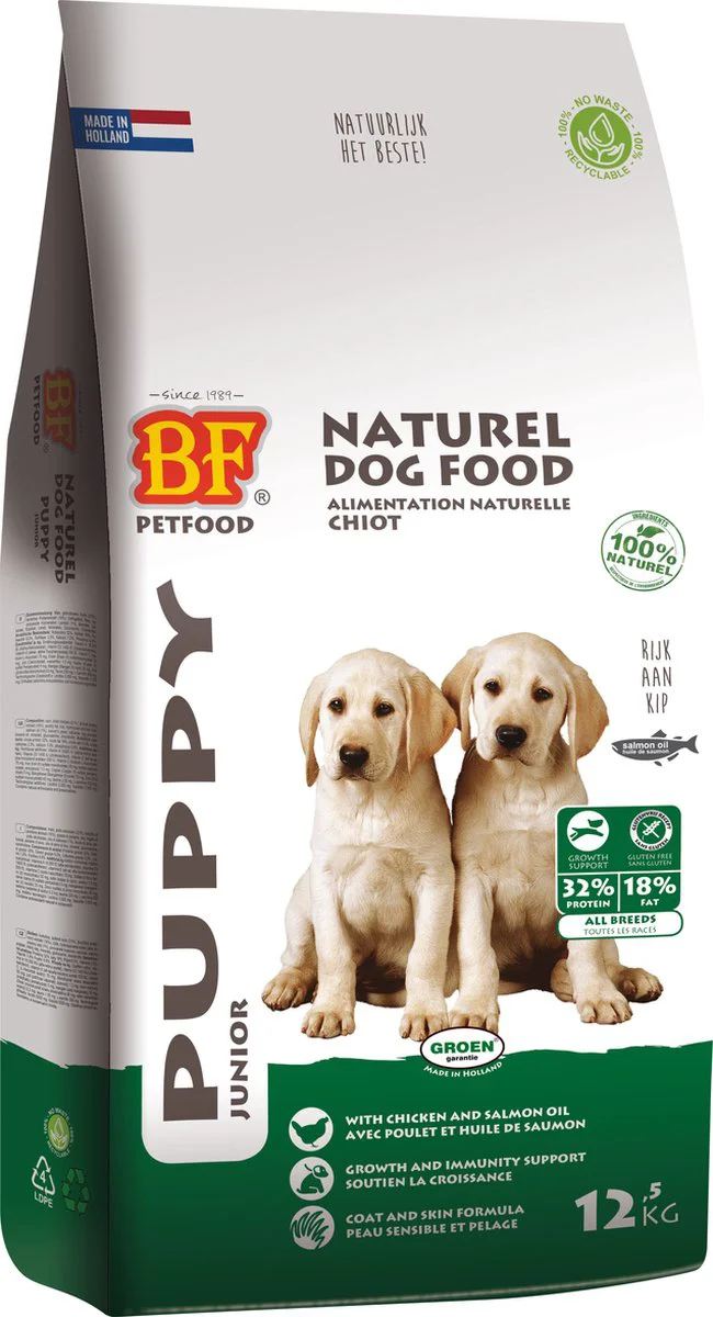 BF Petfood Puppy Hondenvoer Hondenvoer 12,5 kg