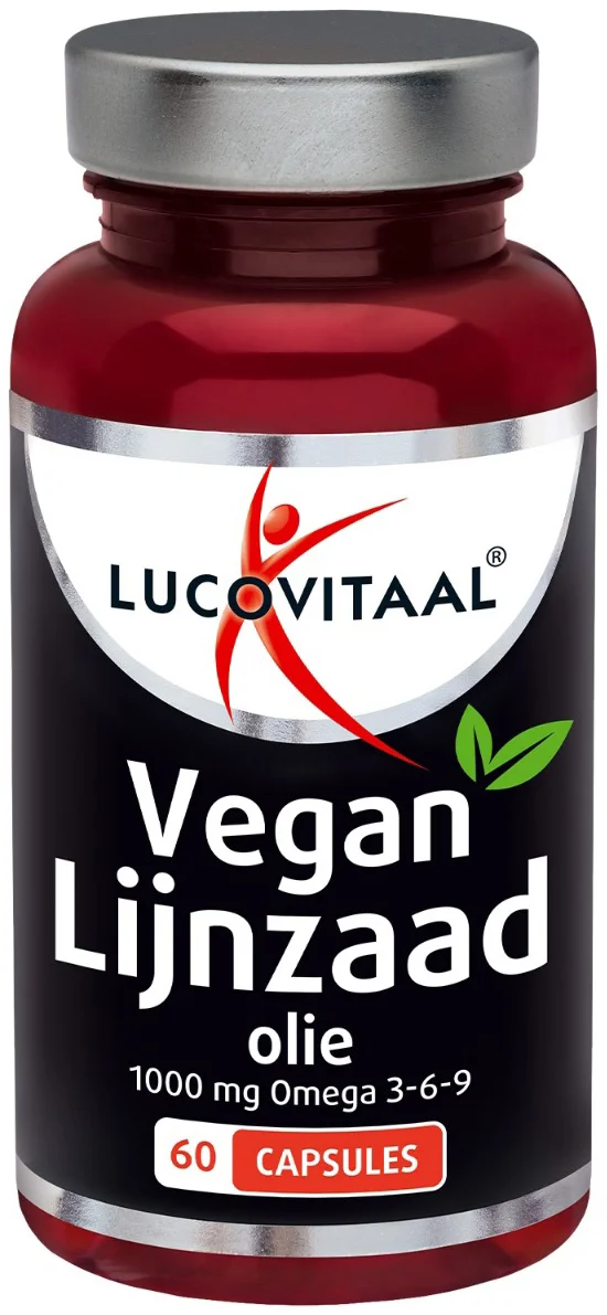Lucovitaal Lijnzaad Olie Vegan 60 capsules