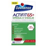 Davitamon Actifit 65+ Omega-3 Visolie 80 capsules