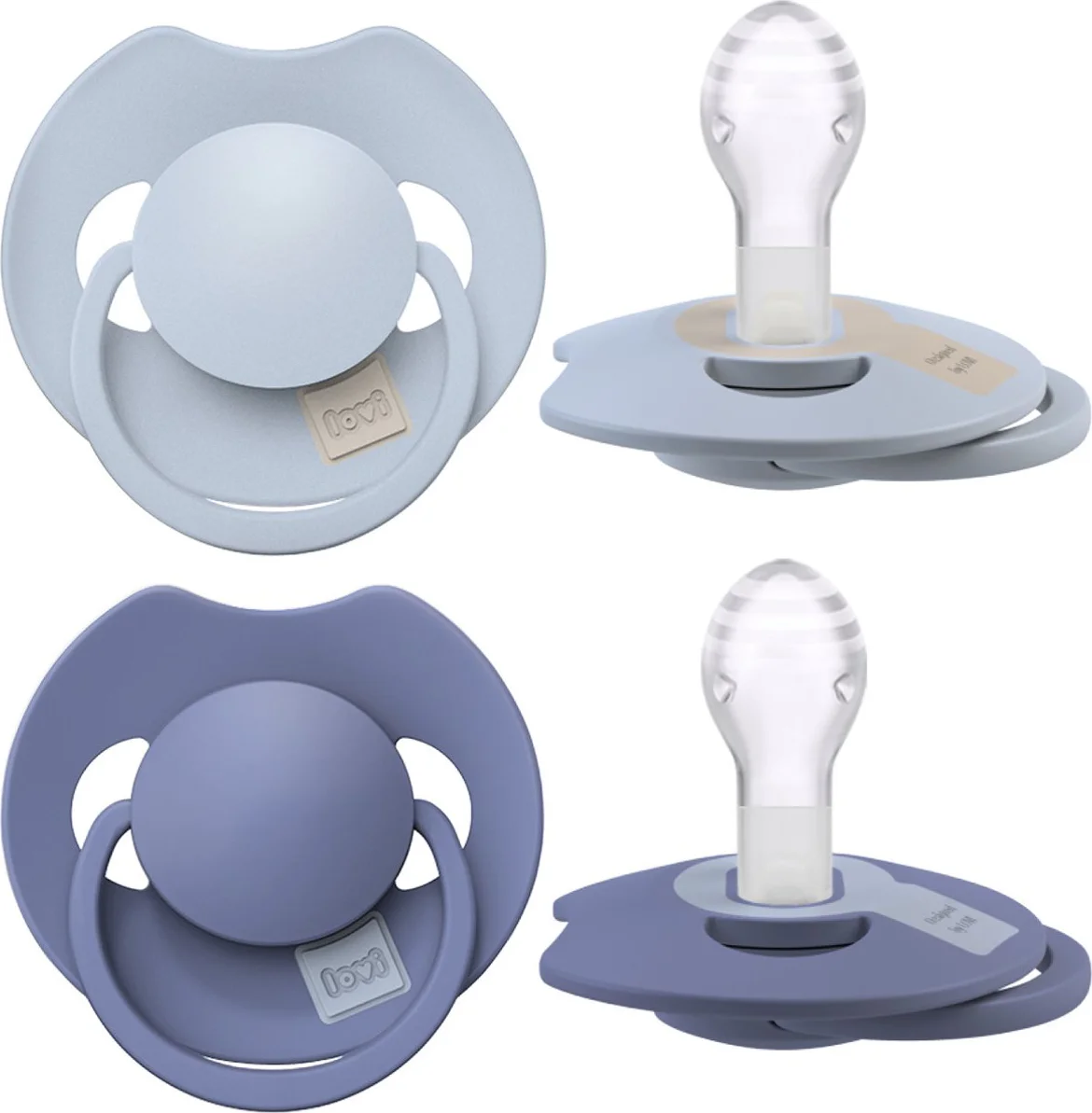 Difrax LOVI Prime Pacifier 18+ Months - Blue 2ST