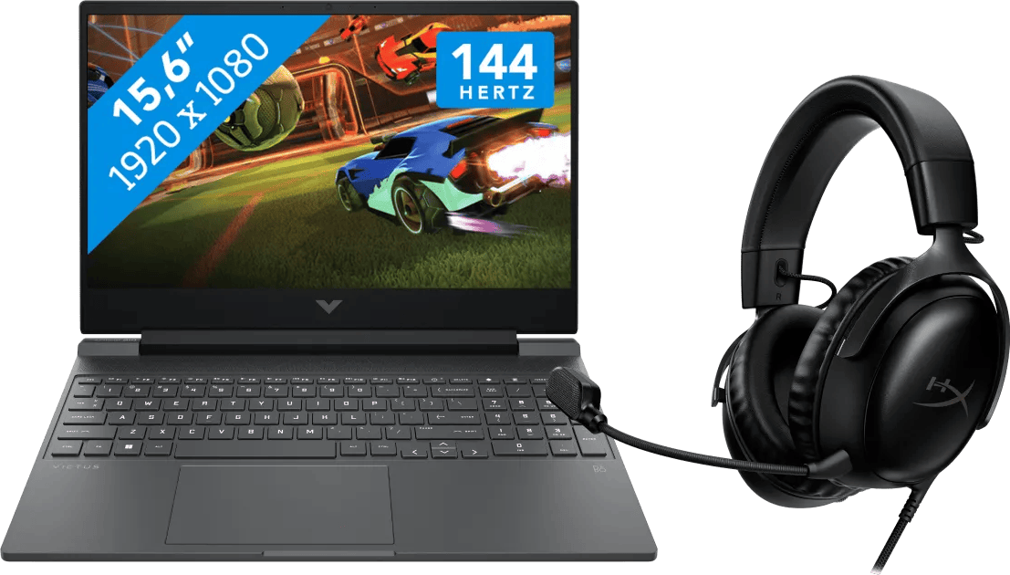 HP VICTUS 15-fa2975nd + HyperX Cloud III Wired Gaming Headset
