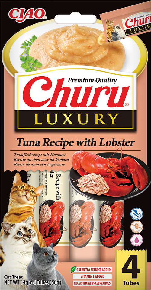 Ciao Kattensnack Churu Luxury Tuna & Lobster 4 x 14 gr