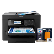 Epson WorkForce WF-7840DTWF + 1 set extra XL cartridges