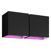 Philips Hue Resonate Downward White and Color - zwart 2-pack