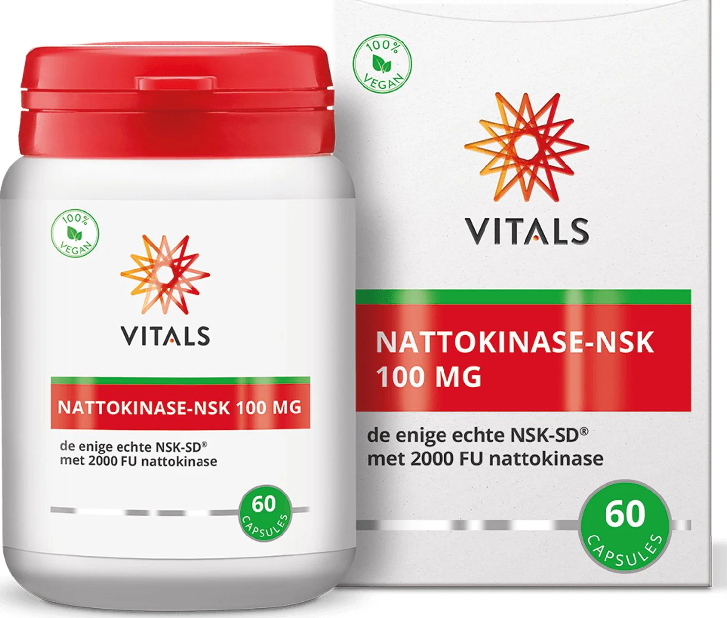 Vitals Nattokinase NSK 100 mg Capsules 60CP