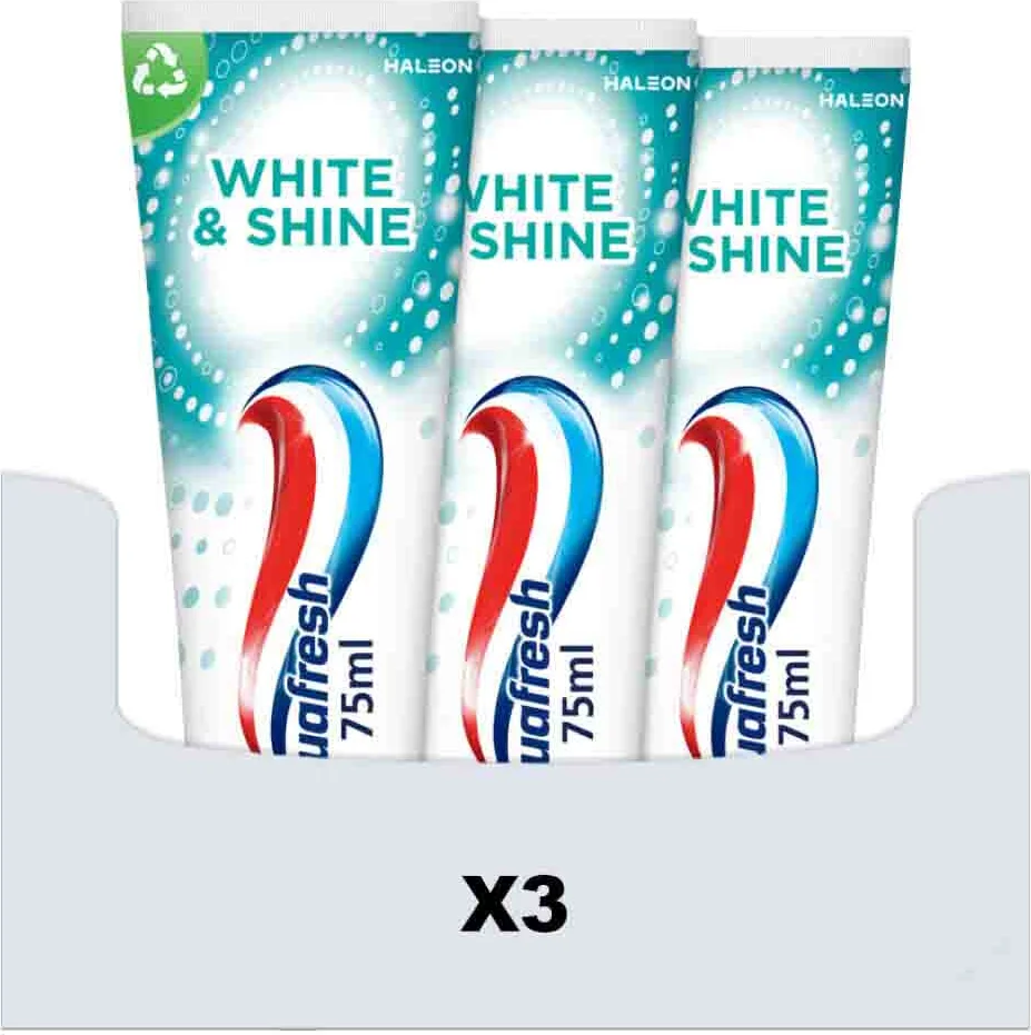 3x Aquafresh Tandpasta White & Shine 3 stuks