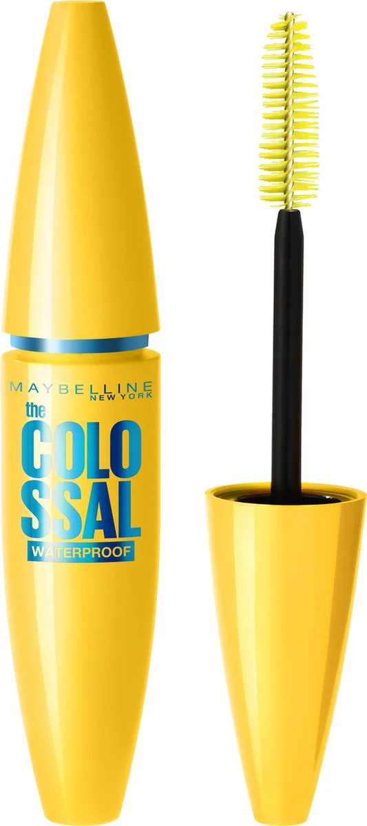 3x Maybelline Volum' Express Colossal Mascara Waterproof Glam Black