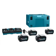 Makita Accu Starterset XGT DC40RB 4xBL4050F - 191U42-2