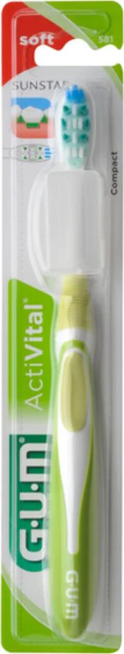 4x GUM Tandenborstel Activital Soft