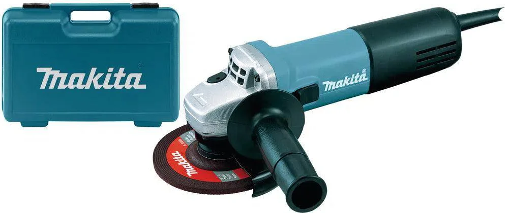 Makita 9558HNRGK 230 V Haakse slijper 125 mm in koffer