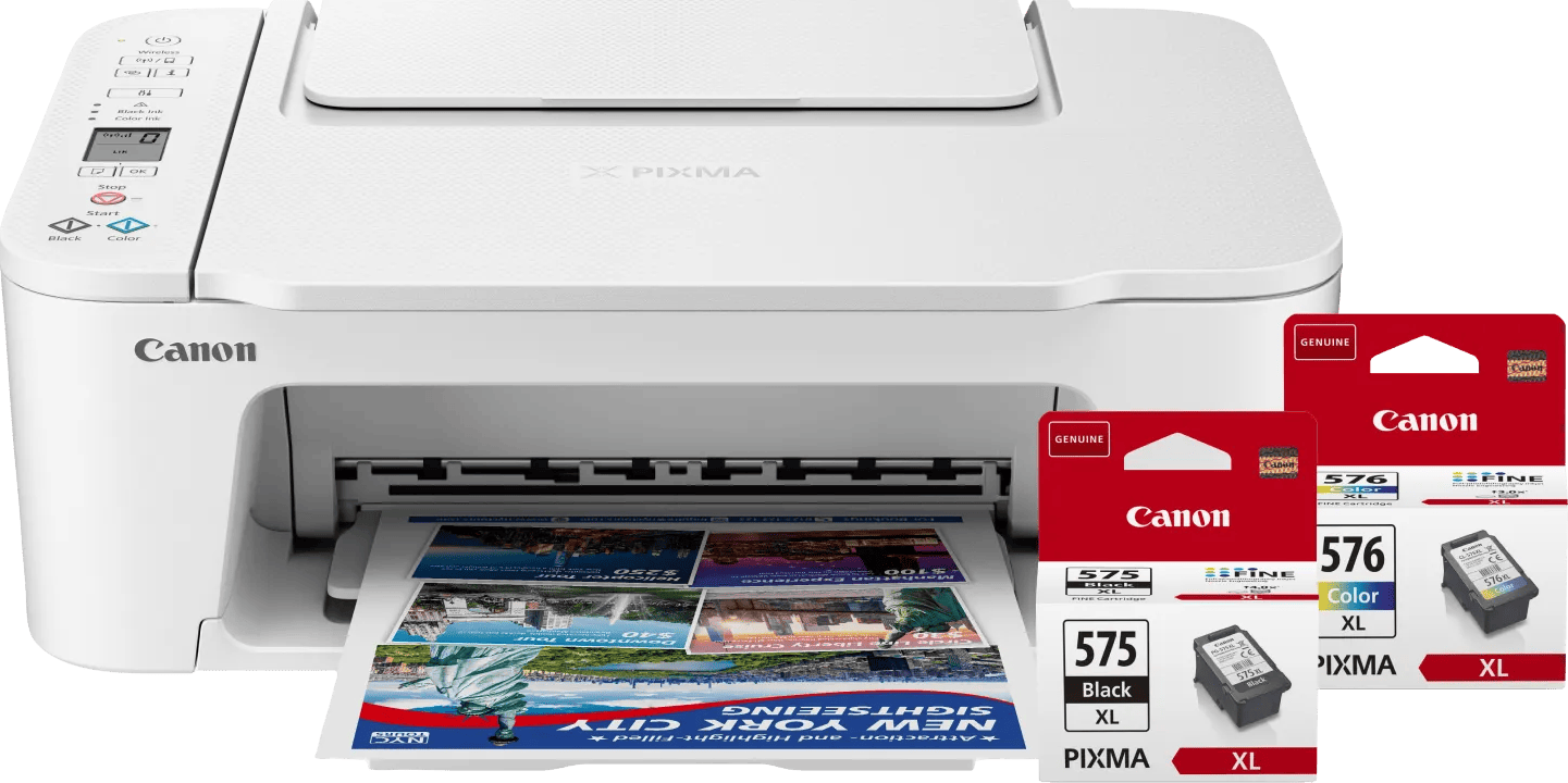 Canon PIXMA TS3751i + 1 set extra XL cartridges